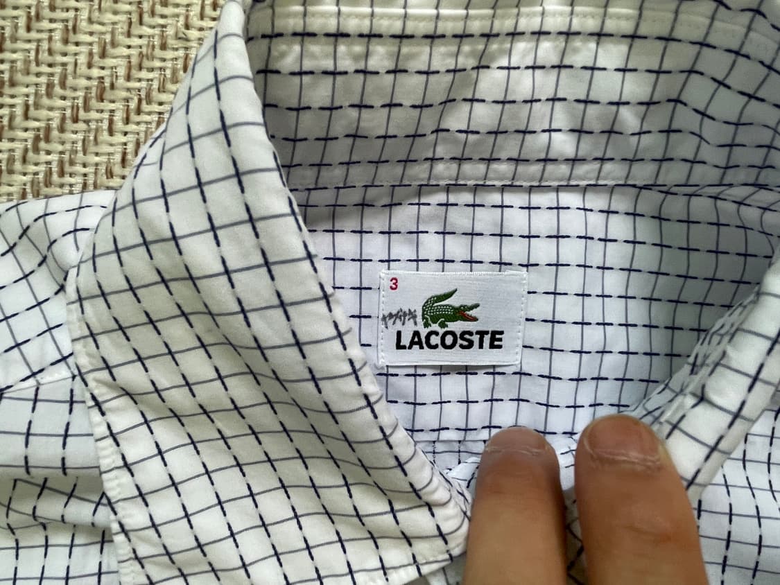 Lacoste 라코스테 체크 반팔셔츠  상품이미지4