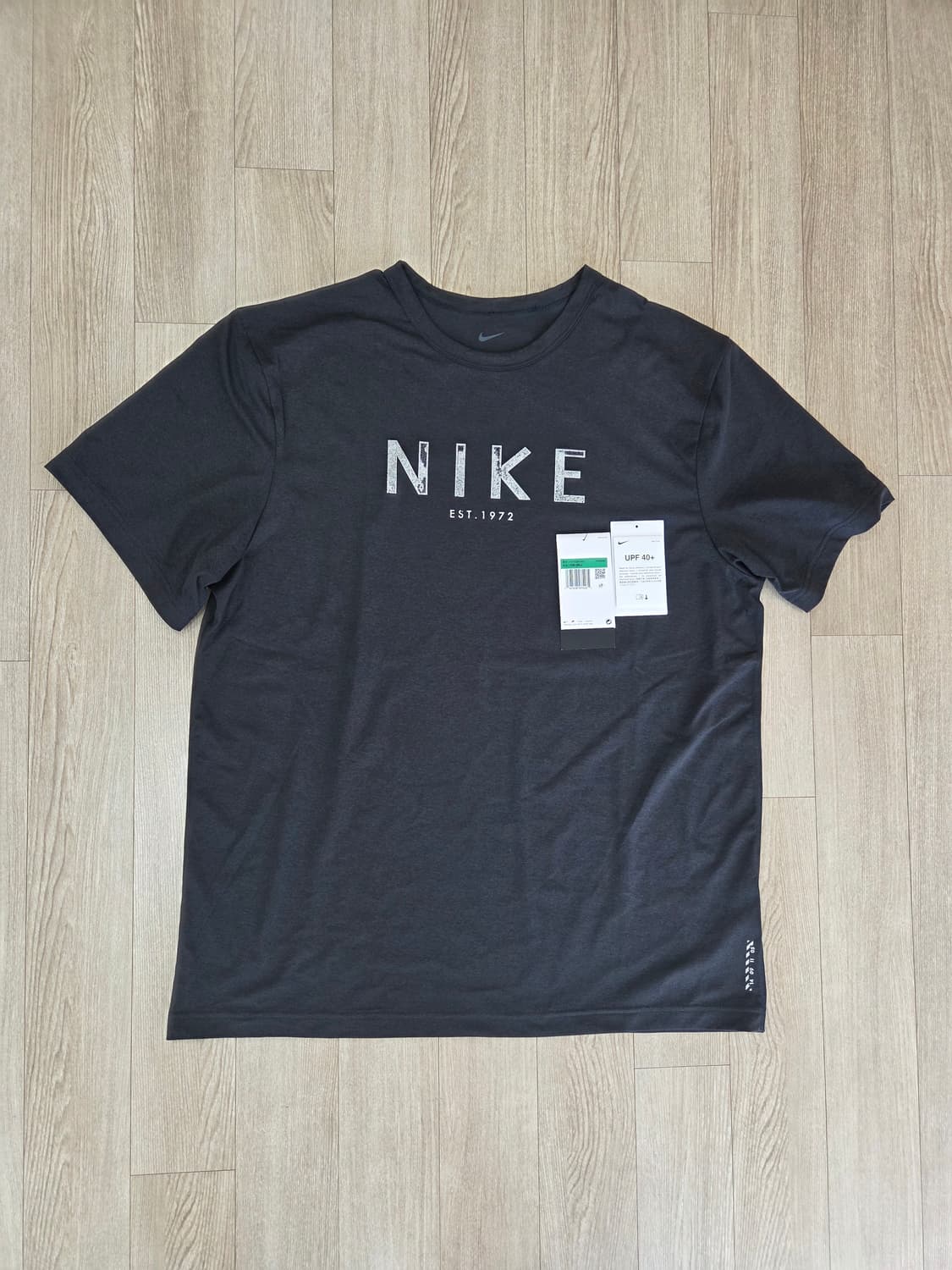 나이키 하이버스 반팔 티셔츠 XL, 105 누아르 페일 아이보리 상품이미지2