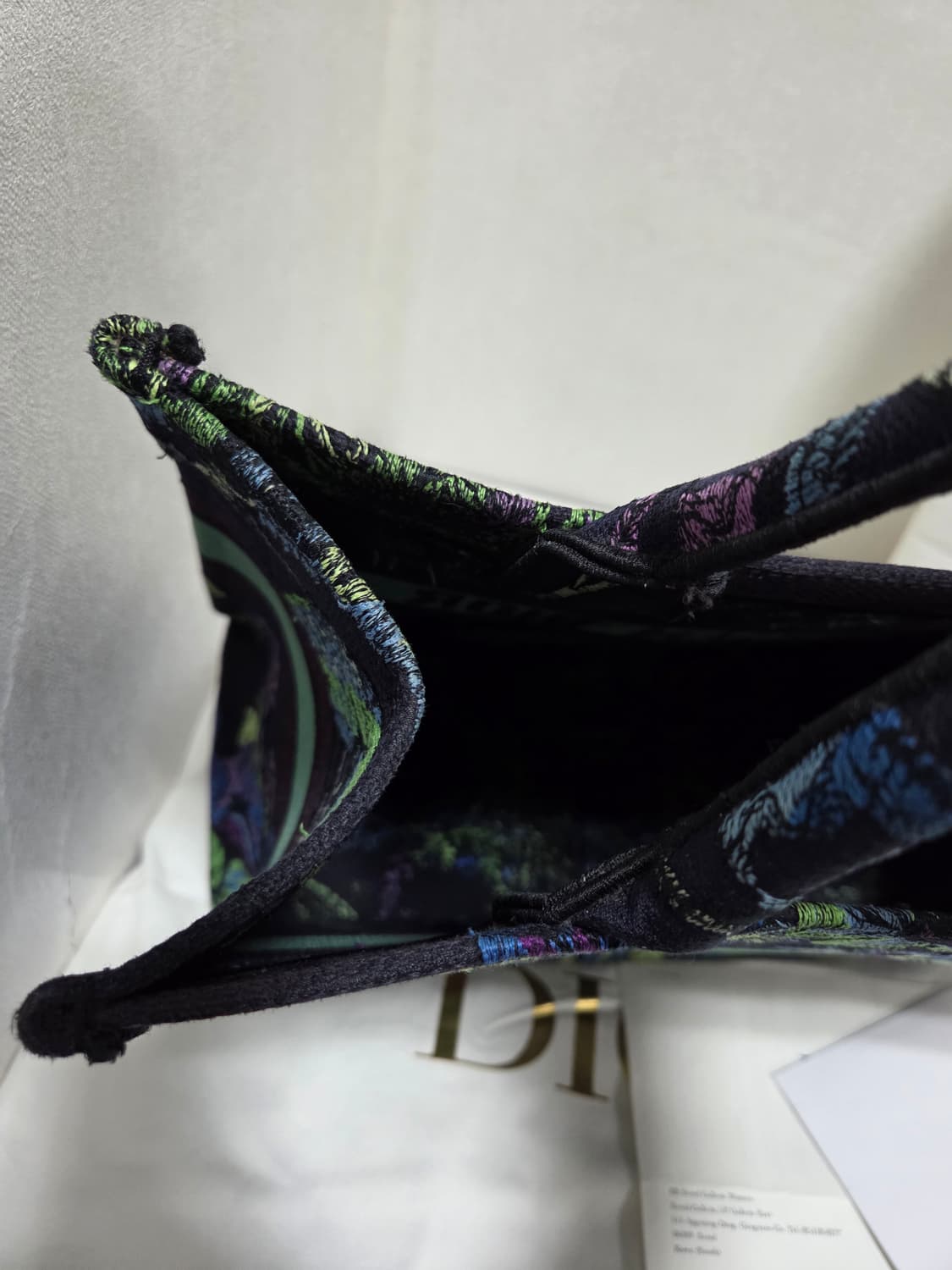 [새상품급] 디올 북 토트 백 뜨왈드주이 블루 멀티컬러 Medium 상품이미지6