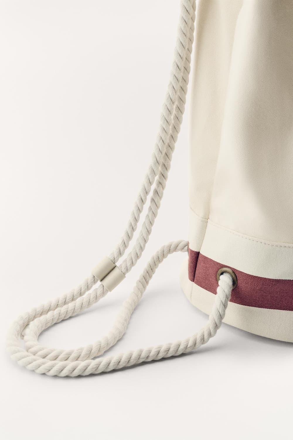 자라 50주년 캔버스 백 짐색 세일러 백 새상품 상품이미지3