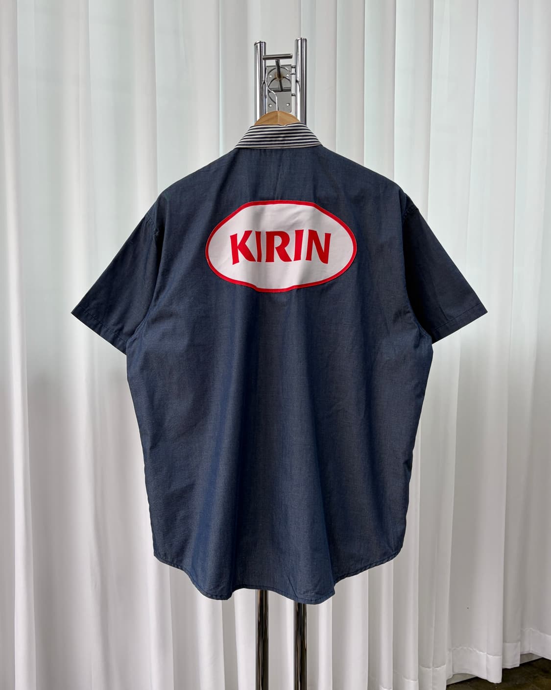 [L]기린 KIRIN 팩토리 워크 셔츠 상품이미지4