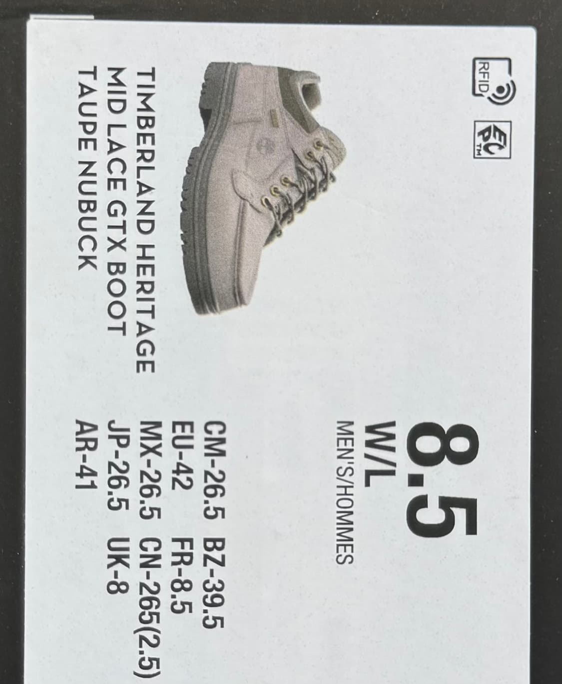 팀버랜드 미드 gtx 목토 고어텍스 새상품 265 상품이미지3