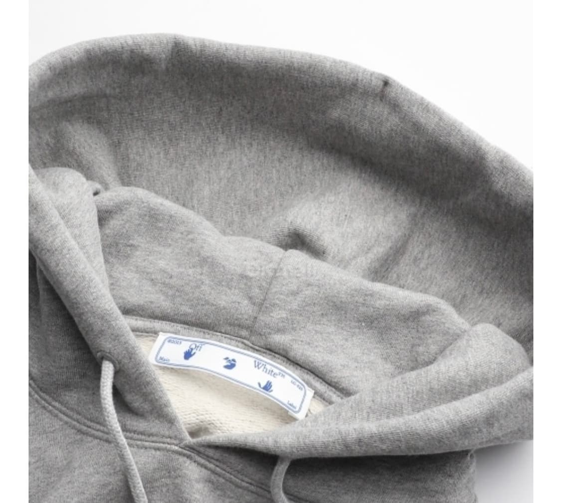 (XL) 오프화이트 off white 네거티브 마크 후드티 상품이미지4