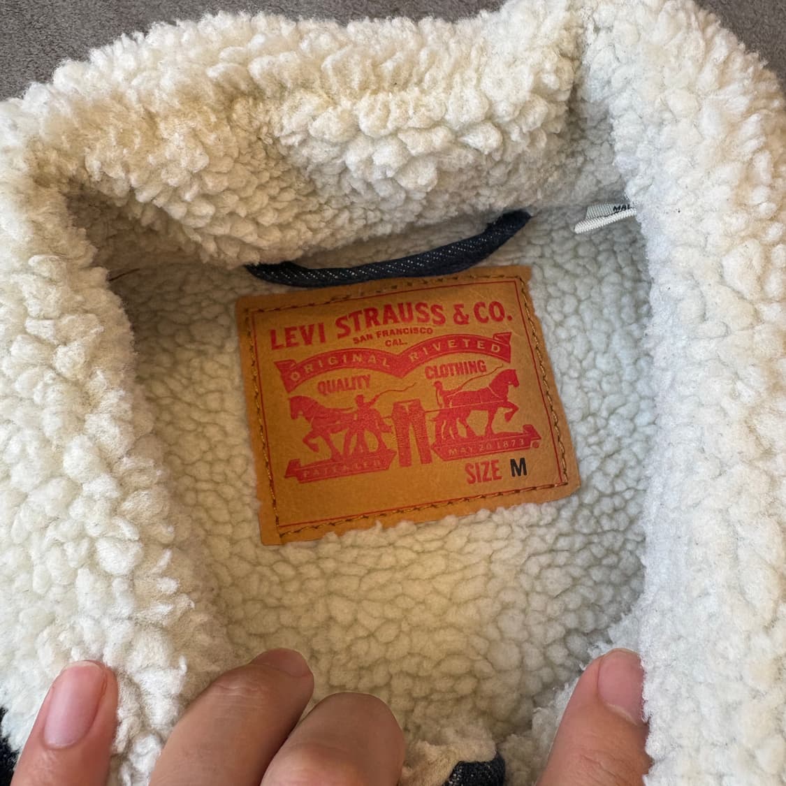 리바이스 정품 데님 쉐르파 자켓  상품이미지5