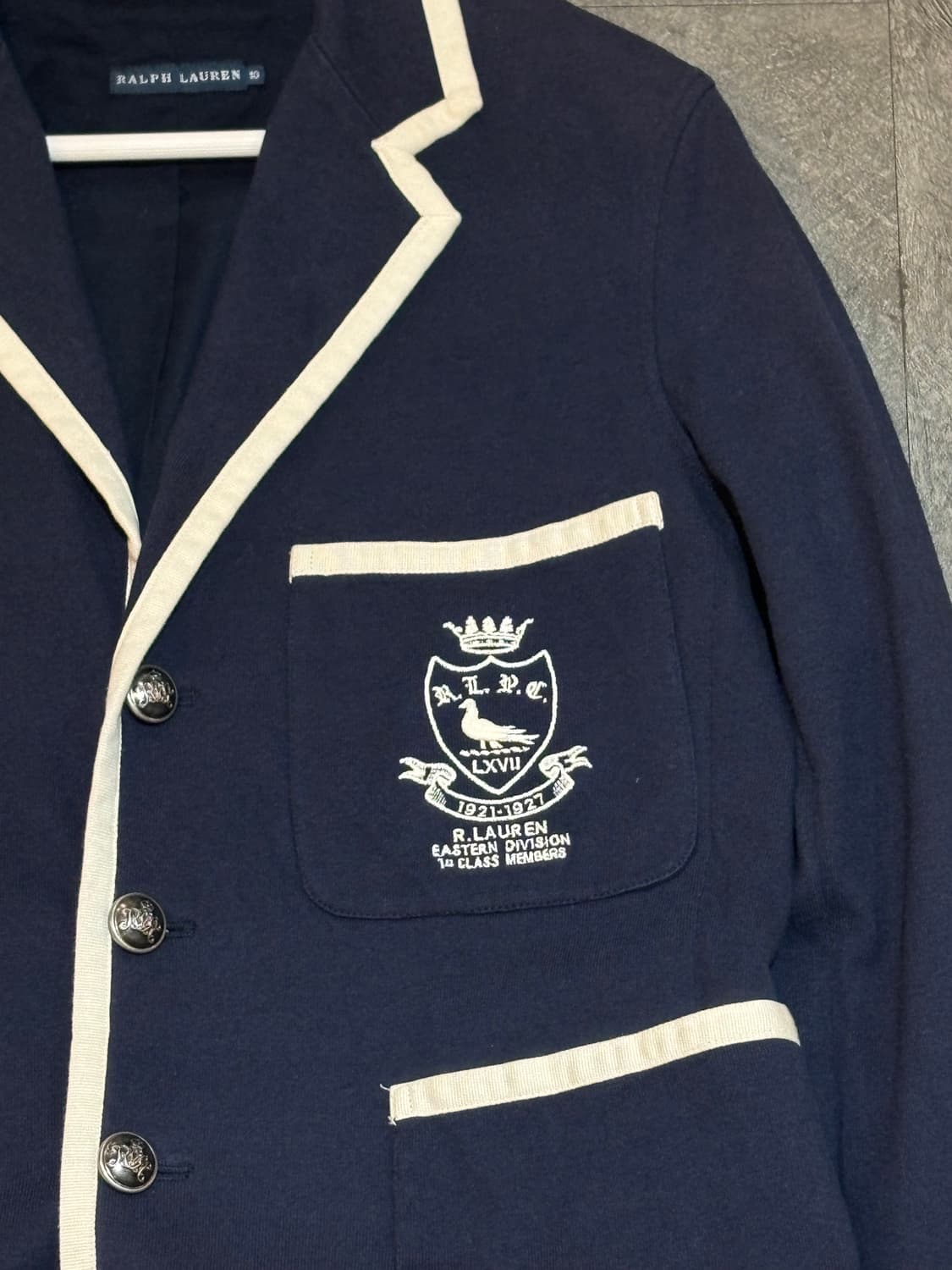 폴로 랄프로렌 파이핑 블레이저 자켓 10사이즈 상품이미지4