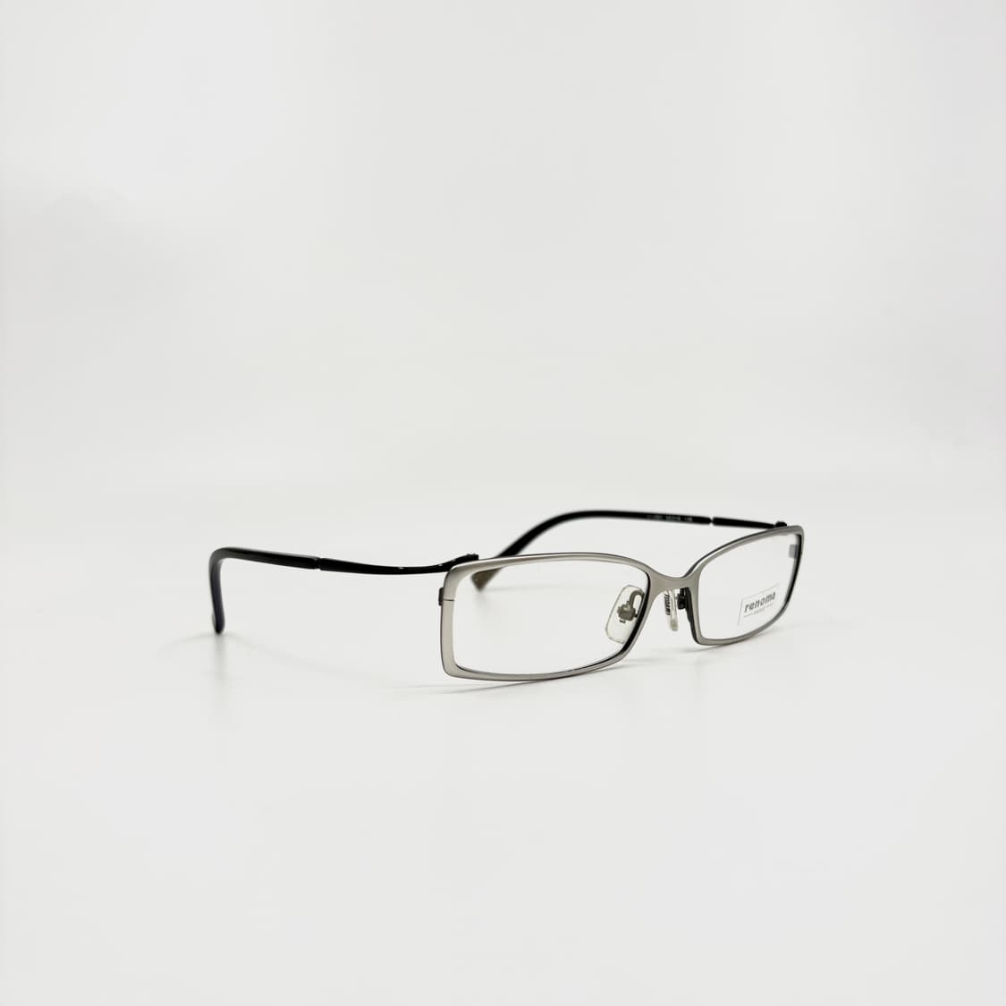 Renoma 레노마 무광 실버 블랙 프레임 메탈 안경 상품이미지2