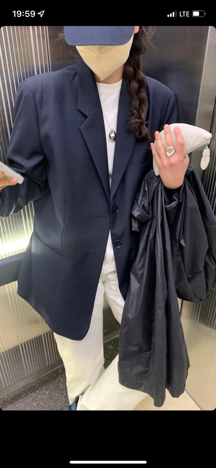 에토스 베이직 자켓 네이비 상품이미지1