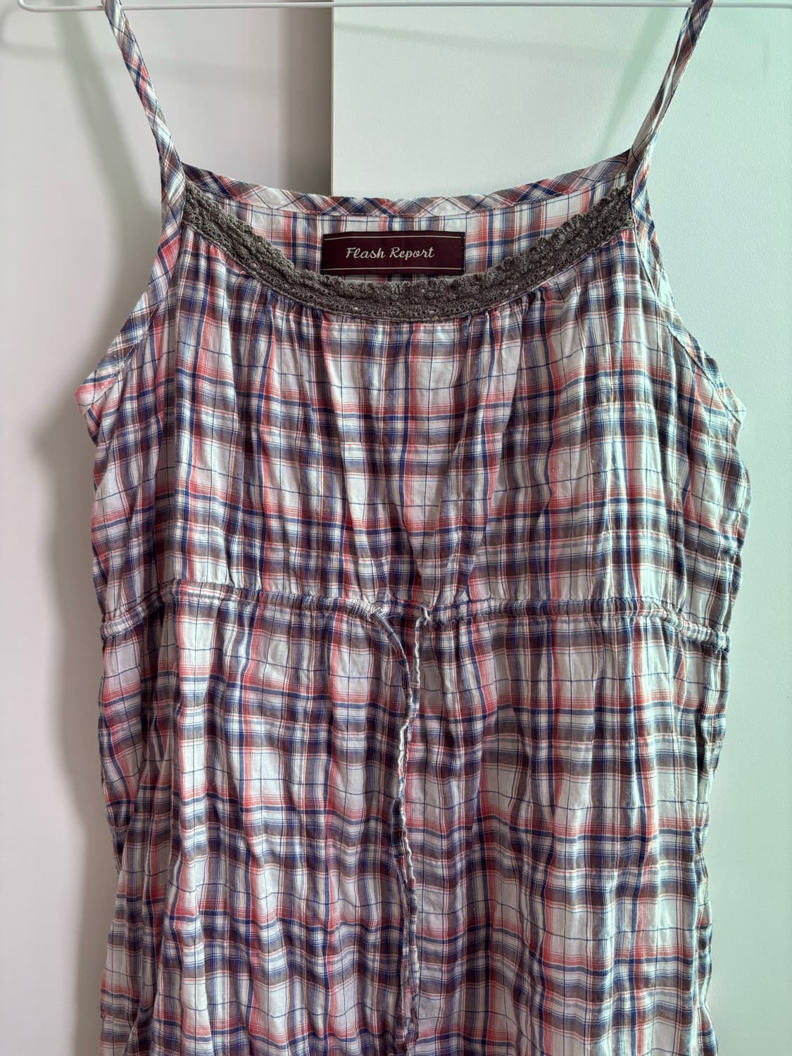 빈티지 체크 원피스 상품이미지2