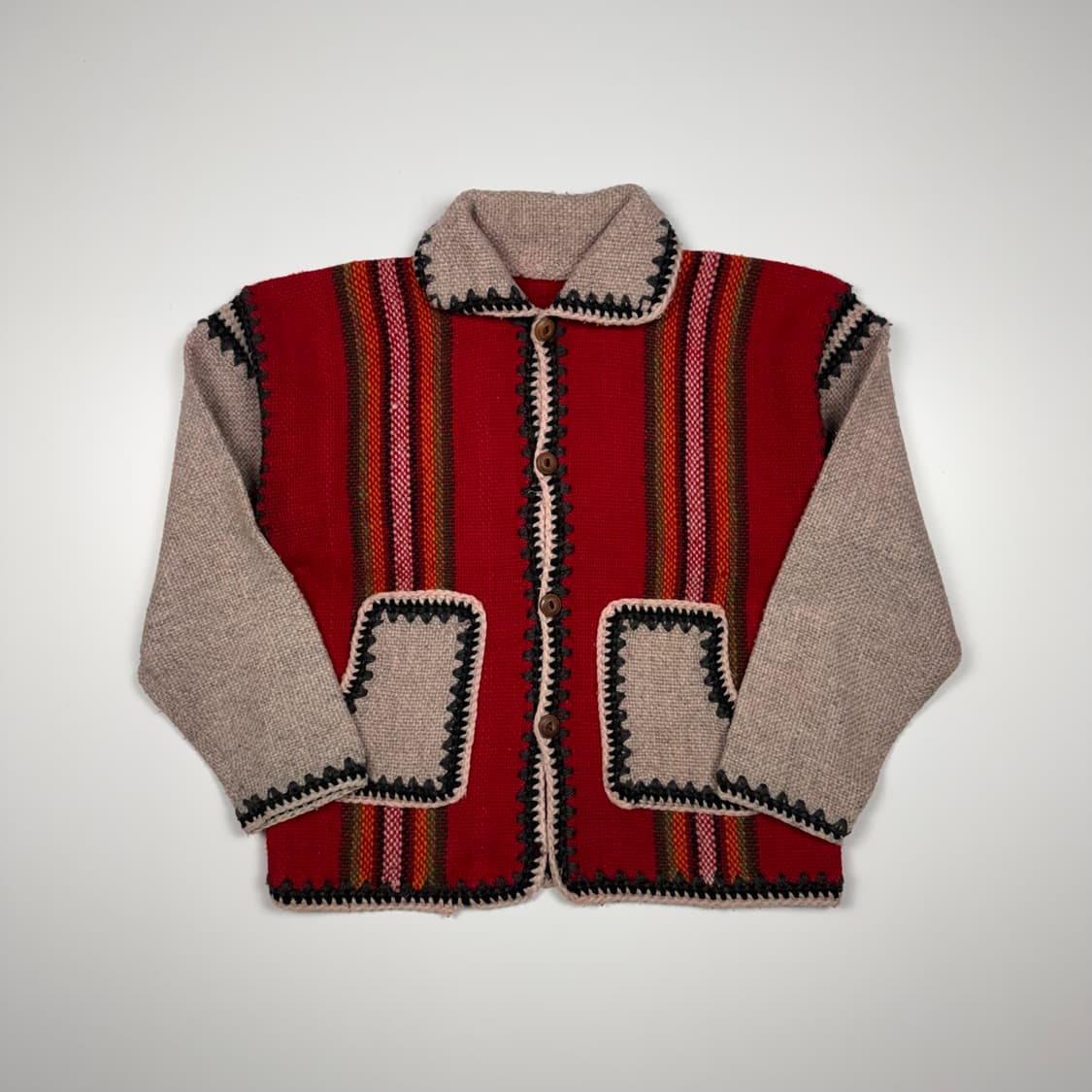 (105) 빈티지 울 니트 재킷 상품이미지1