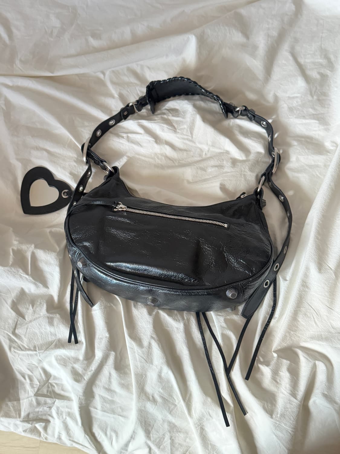 발렌시아가 르카골 S 블랙 숄더백 상품이미지2