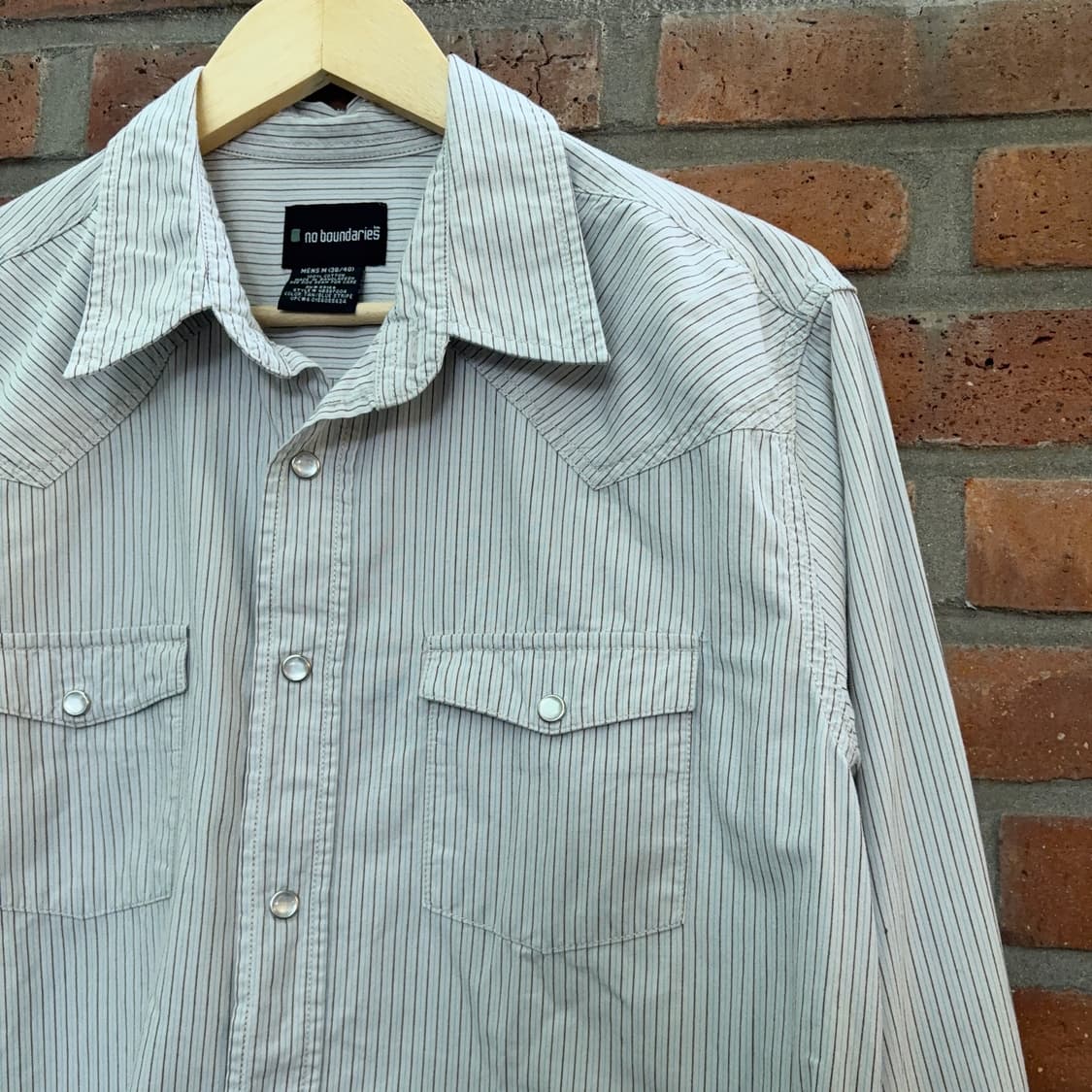 노 바운더리즈 웨스턴 스트라이프 셔츠 상품이미지6