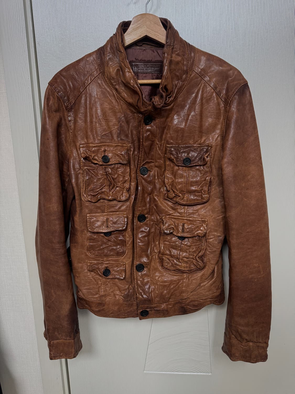 닐바렛 버팔로 레더자켓 xs 상품이미지2