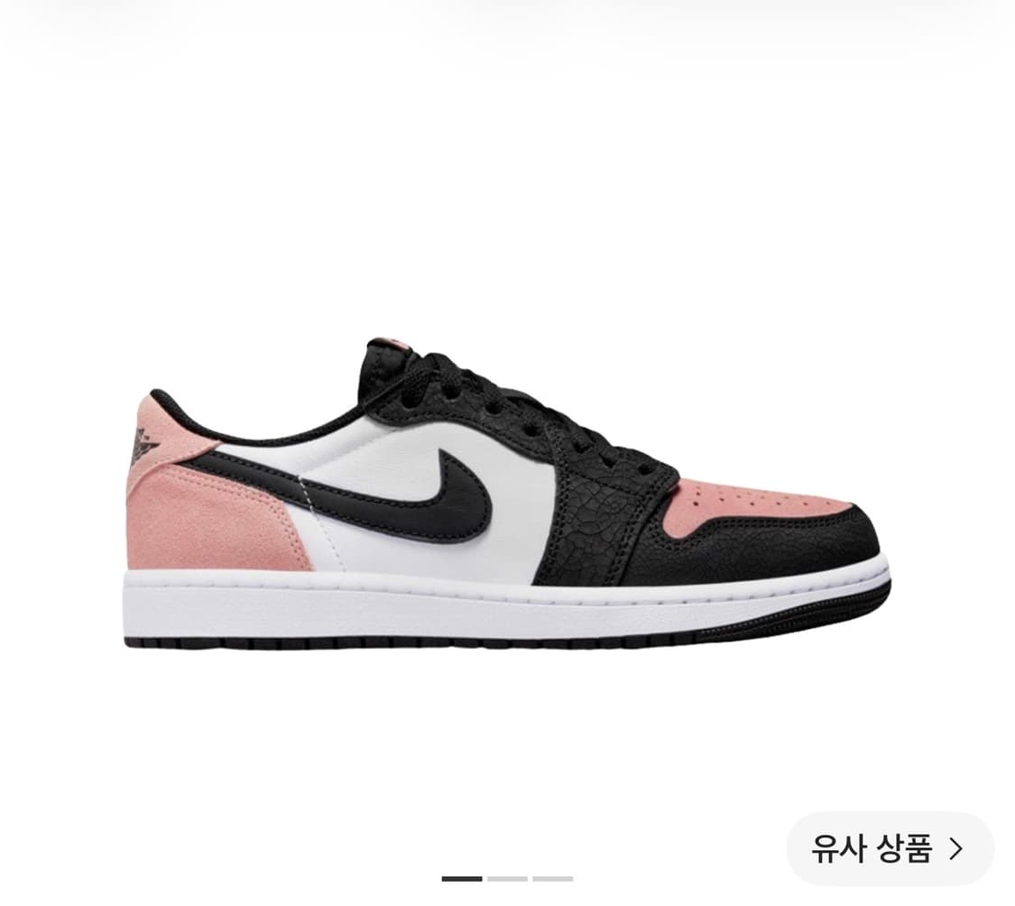 조던 1 레트로 로우 OG 블리치드 코랄 (핑크) 상품이미지1