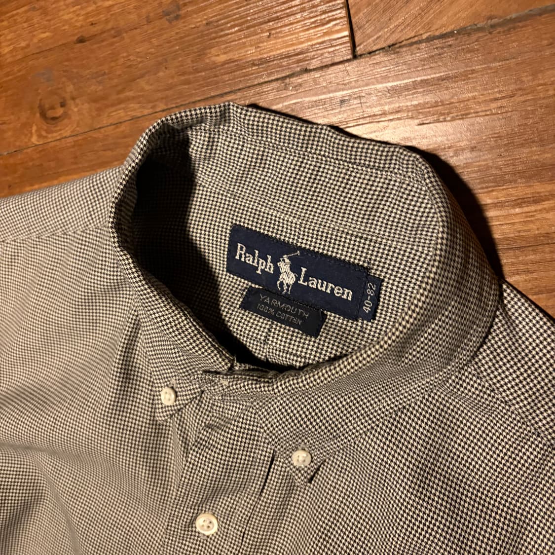 POLO RALPH LAUREN HOUNDSTOOTH SHIRT 상품이미지3