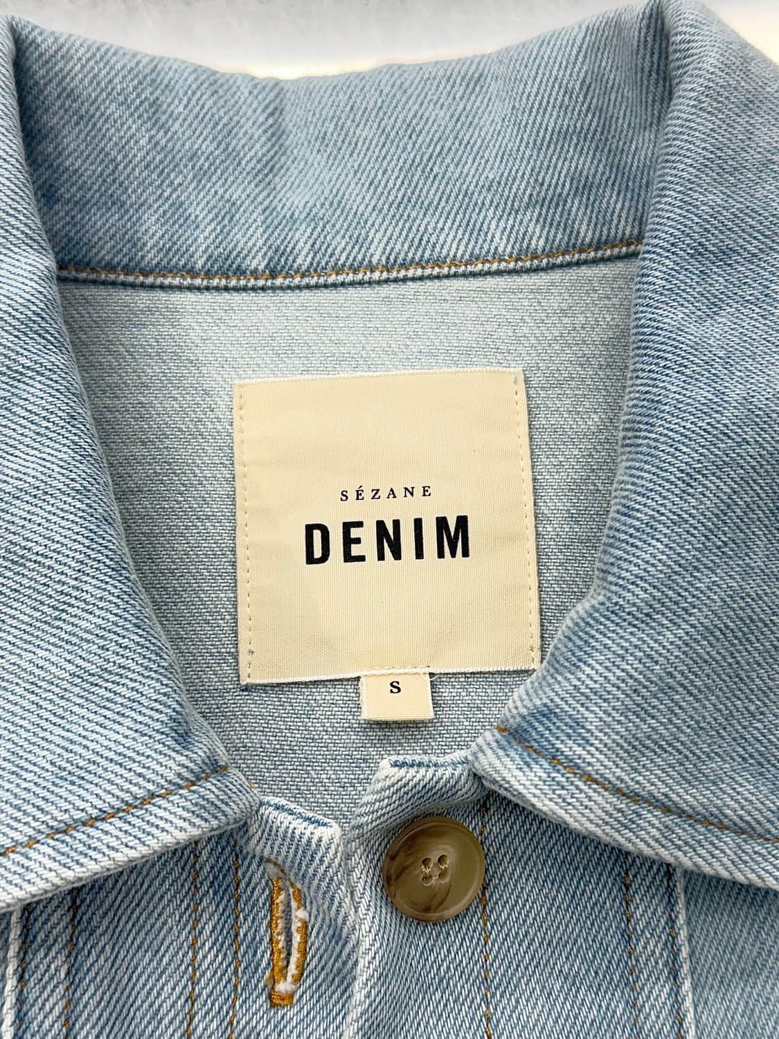 세잔 라이트 블루 텐셀 워크 데님 자켓 상품이미지7