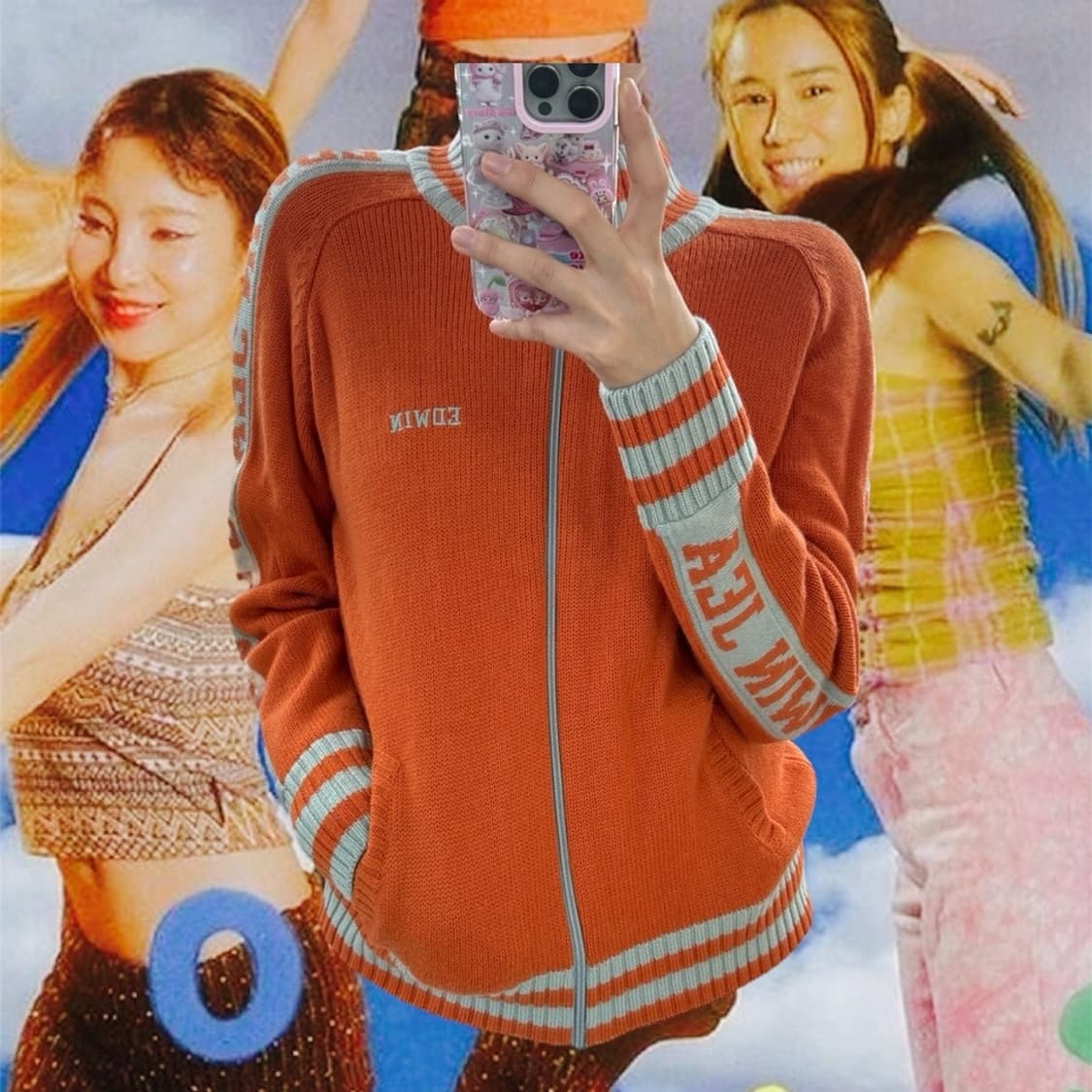 Edwin knit zipup 상품이미지1