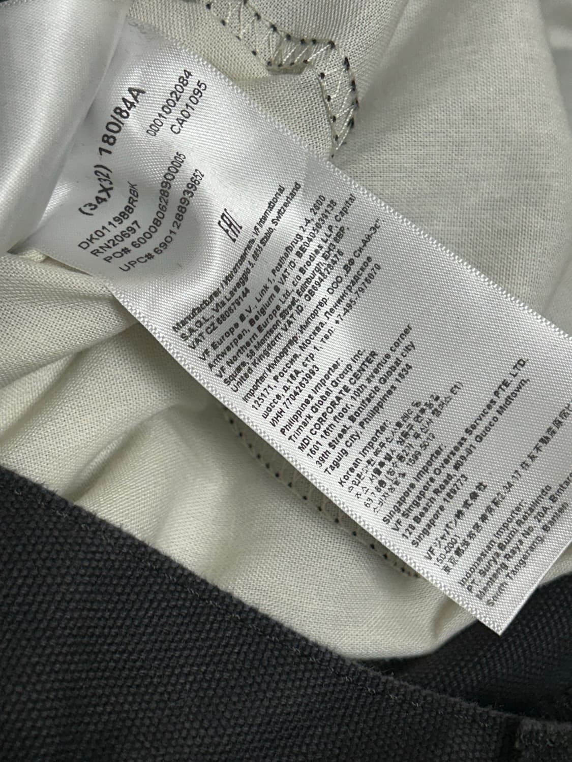 디키즈 블랙 덕캔버스 카펜터 워크팬츠 상품이미지6