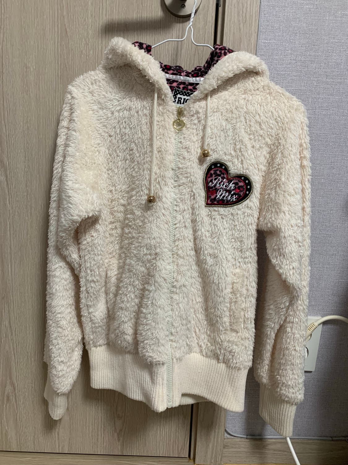 rich mix 리치믹스 후드집업 곰돌이 귀 리본 갸루  상품이미지2