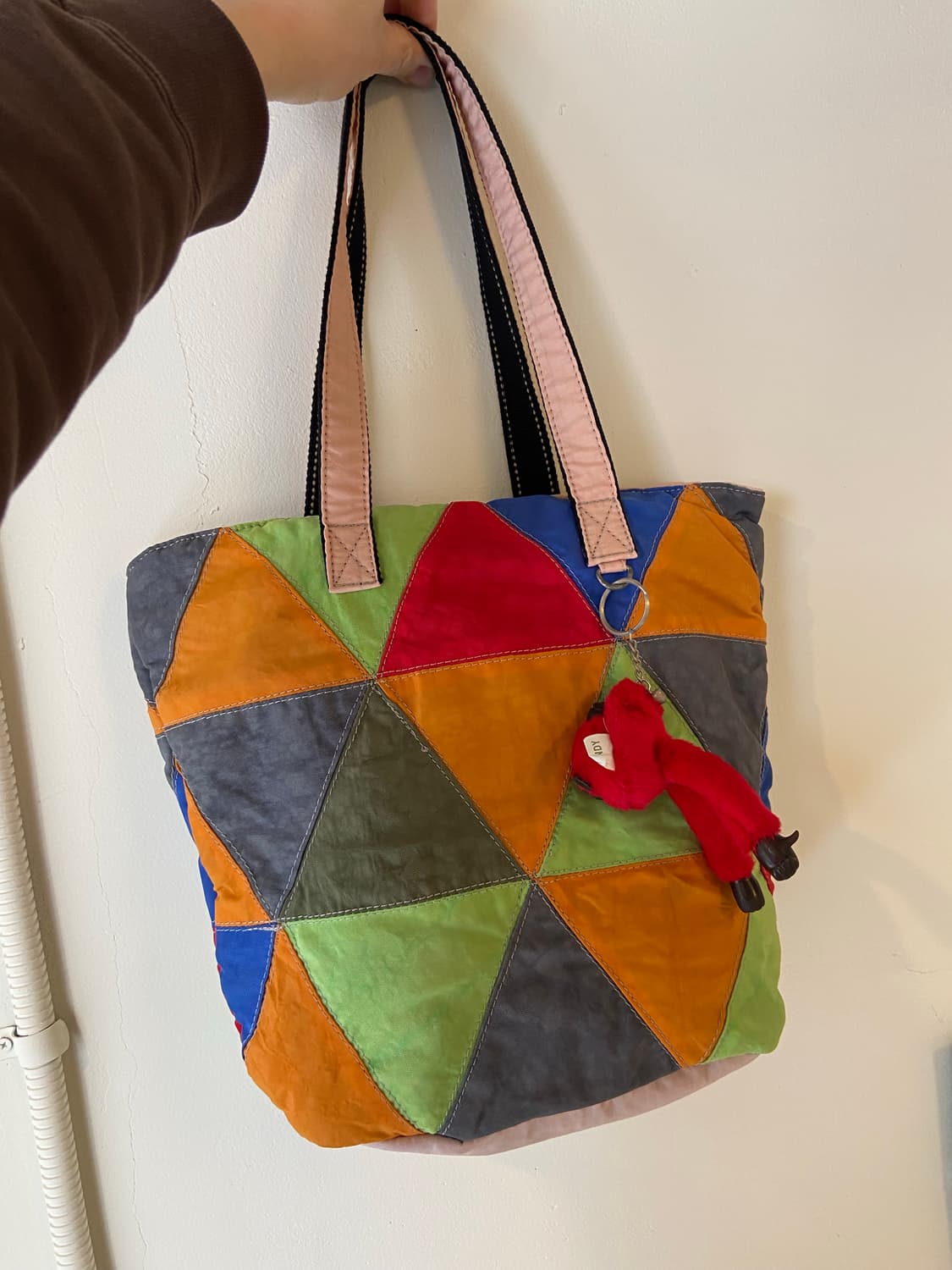 키플링 패치워크 토트백 + 원숭이 키링 상품이미지3