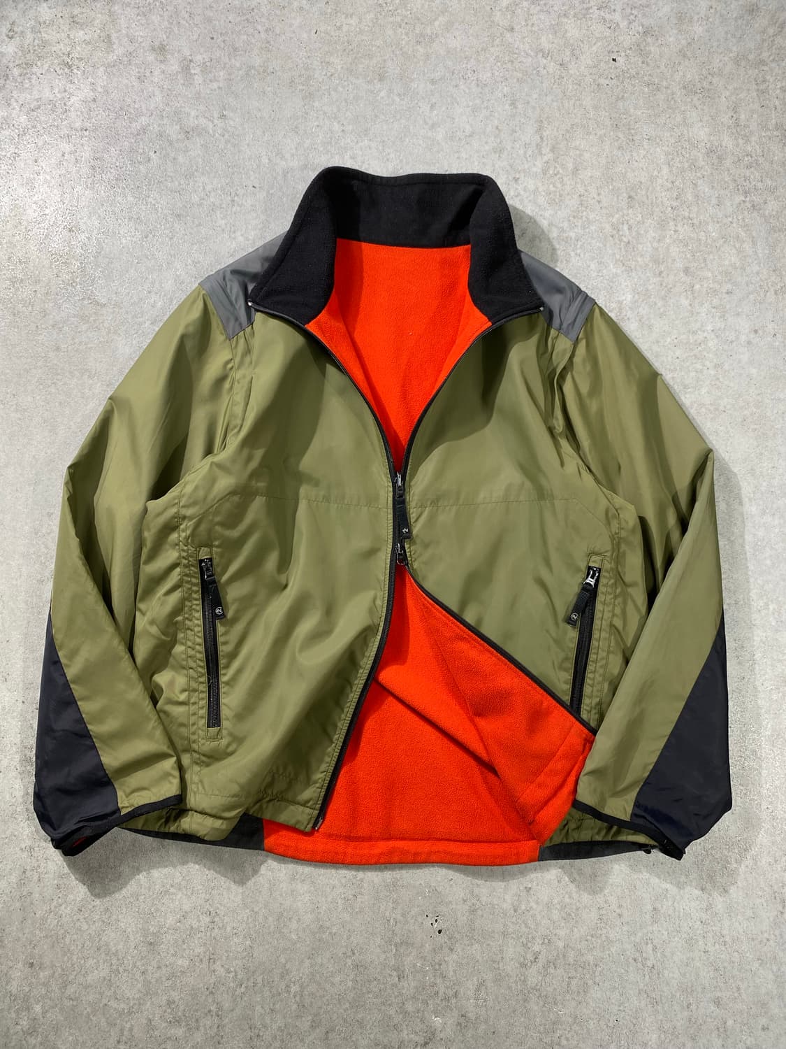 [XL] 00s Nautica 노티카 리버서블 나일론 플리스 윈드자켓 상품이미지1