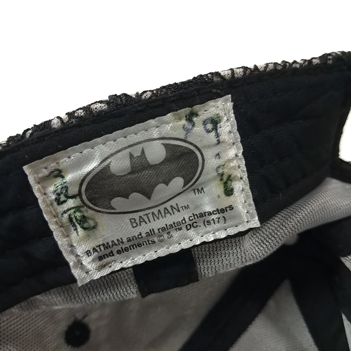 배트맨 2017 DC 블랙 레이스 자수 & 레고 피규어 볼캡 P2118 상품이미지7