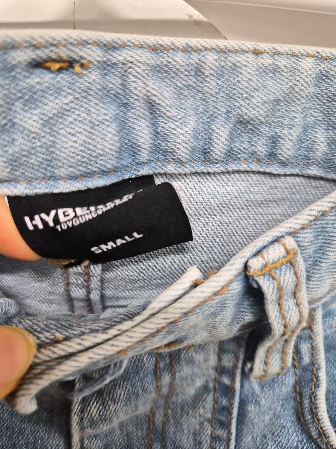 자라 자수레이스.  hybernat 부츠컷 스판데님 상품이미지10