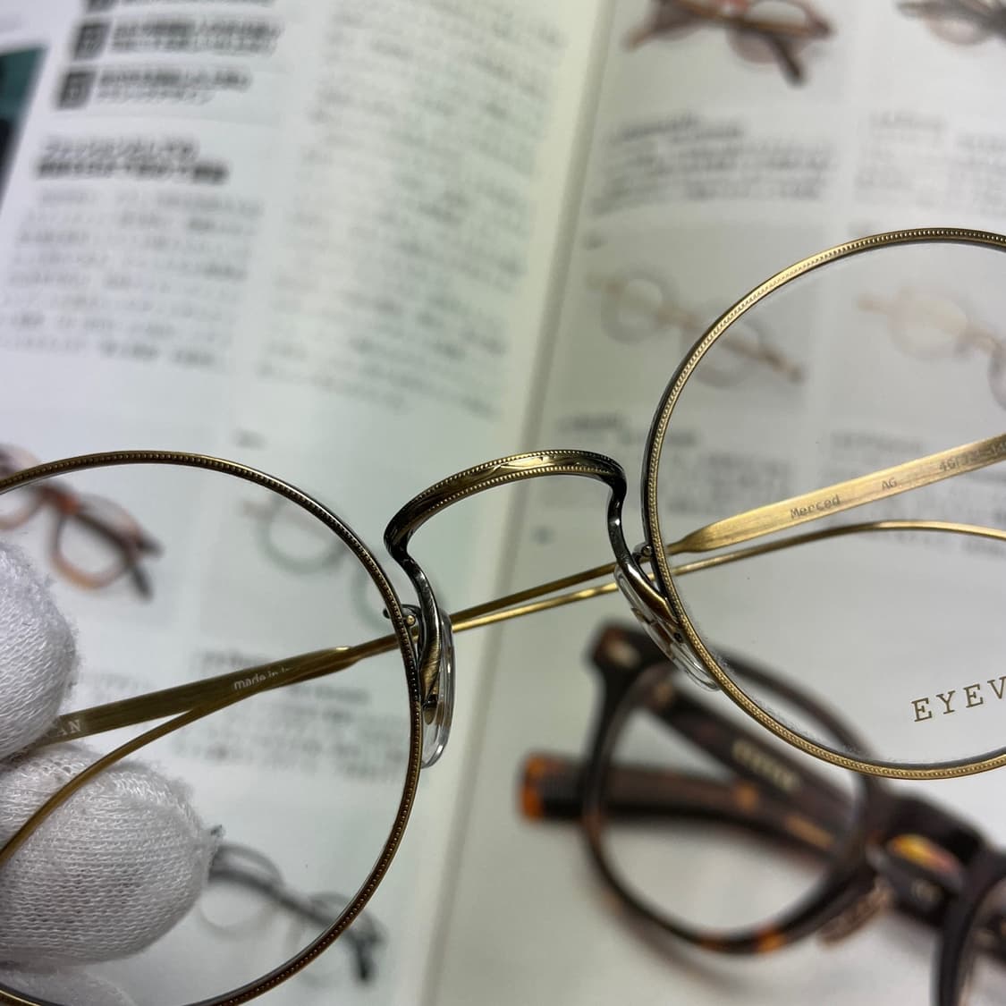 EYEVAN 아이반 티타늄 원형 일본 안경 상품이미지3