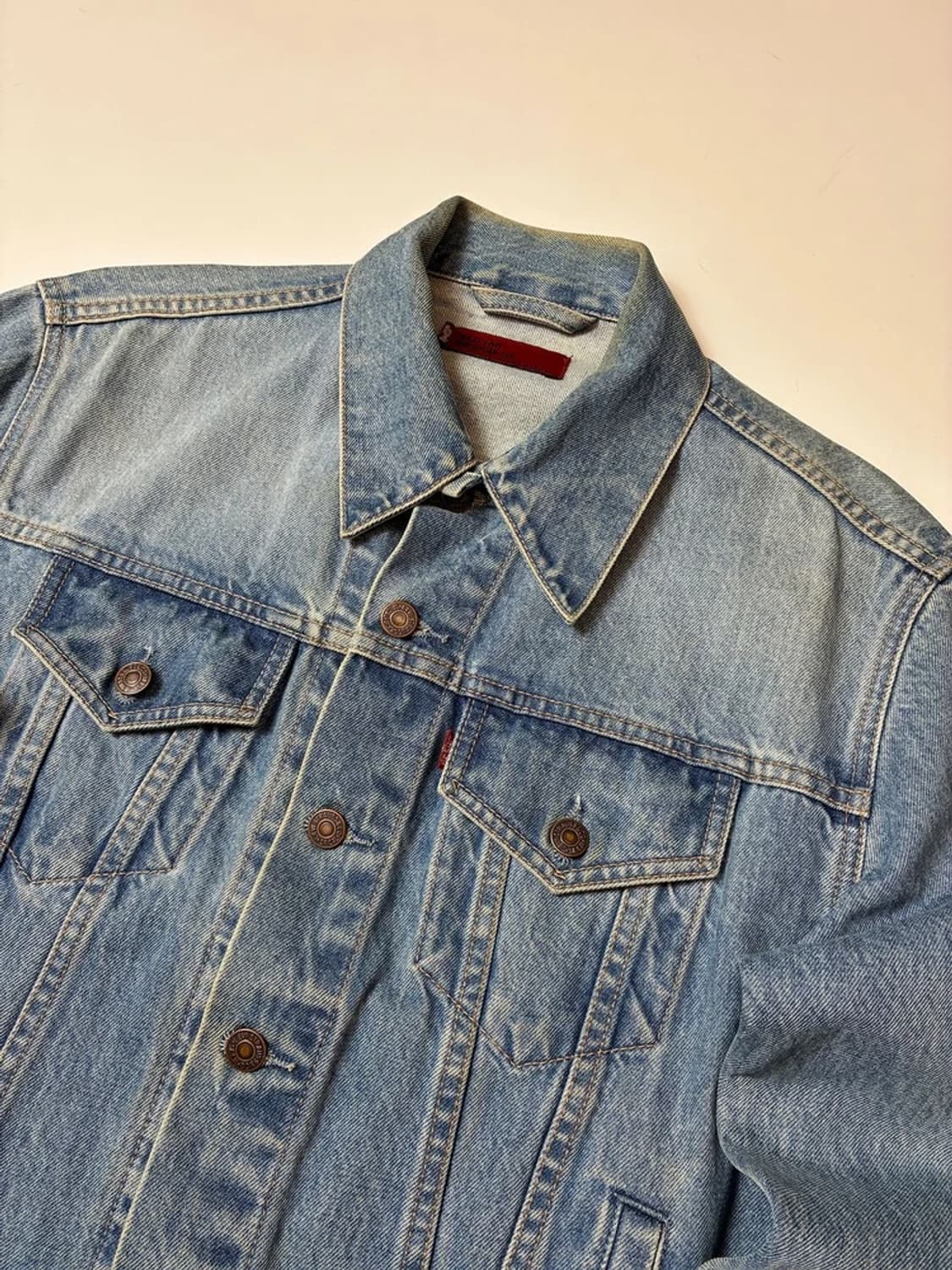 리바이스 00's 레드탭 인디고 숏 데님 트러커 자켓 PN9187 상품이미지2