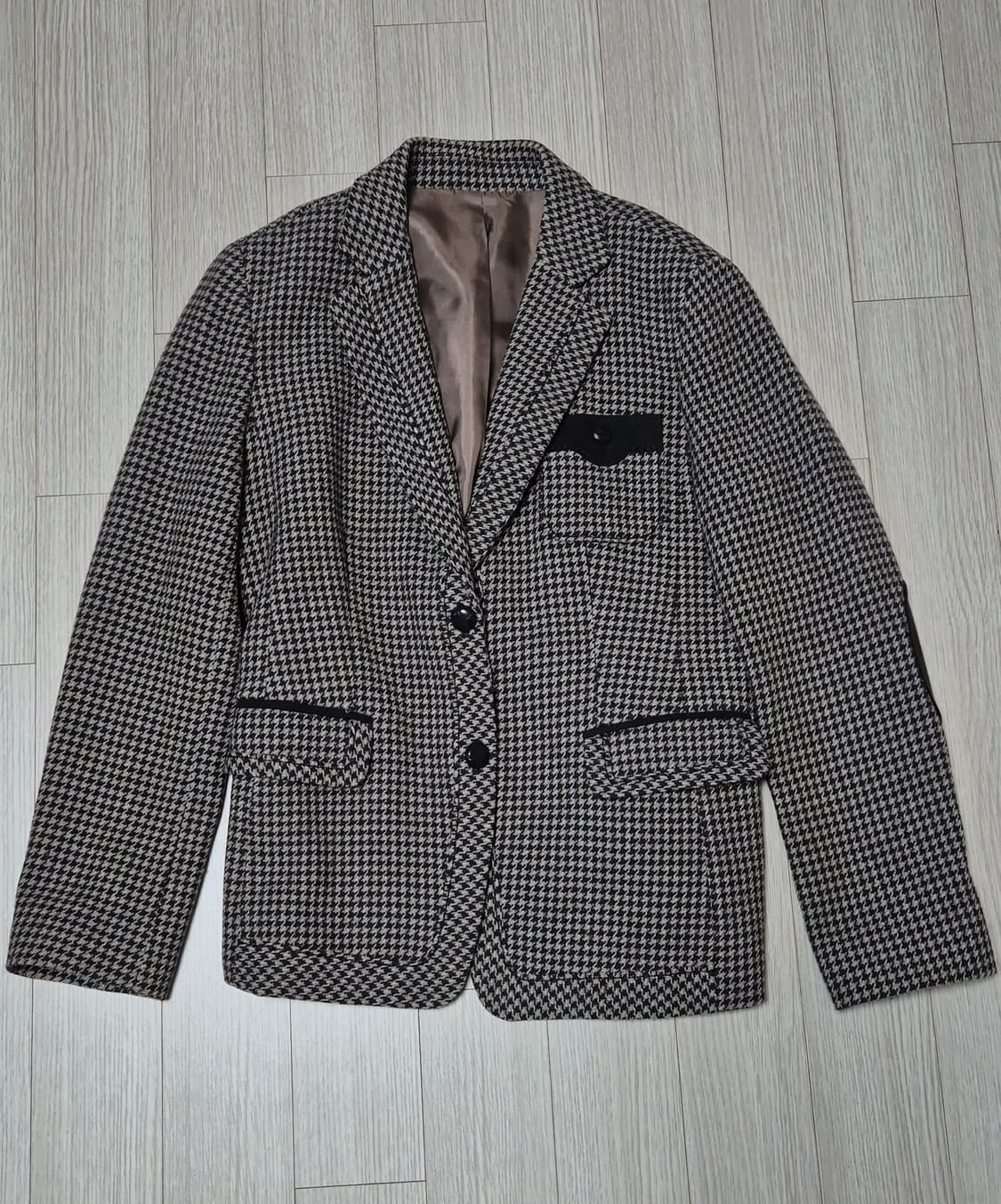 닥스 블루 브라운 패턴 블레이저 자켓 상품이미지1