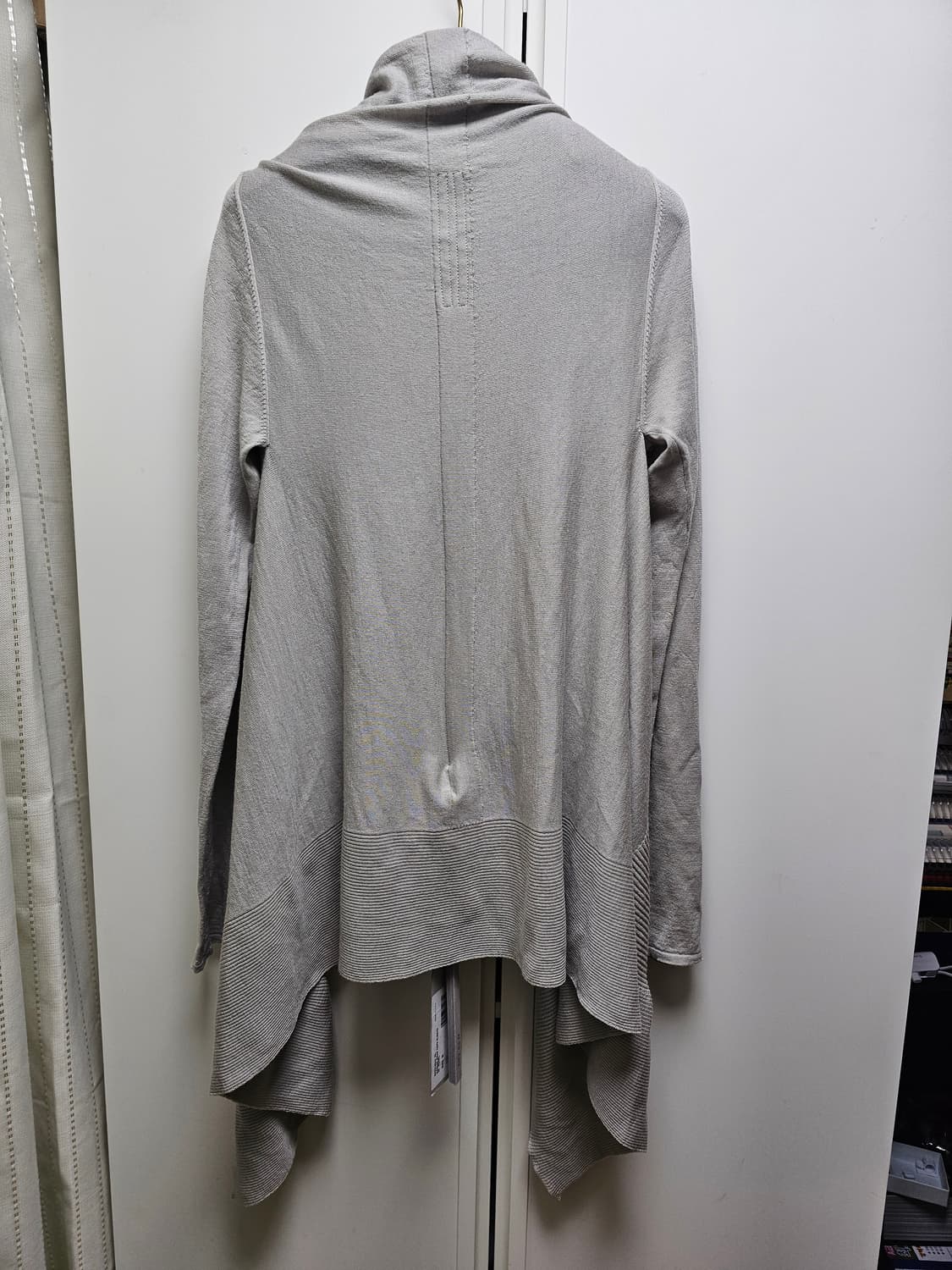 새상품 릭오웬스 언발란스 케이프 가디건 상품이미지4