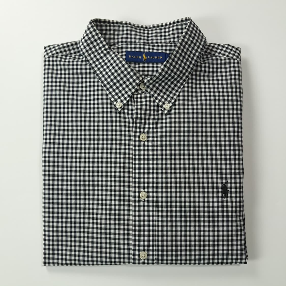 CJ062 2XL 폴로 블랙 모노 마이크로체크 셔츠 남방 상품이미지7