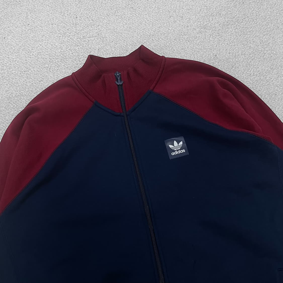 아디다스 스케이트보딩 스웻 트랙탑 져지 버건디 네이비 상품이미지2