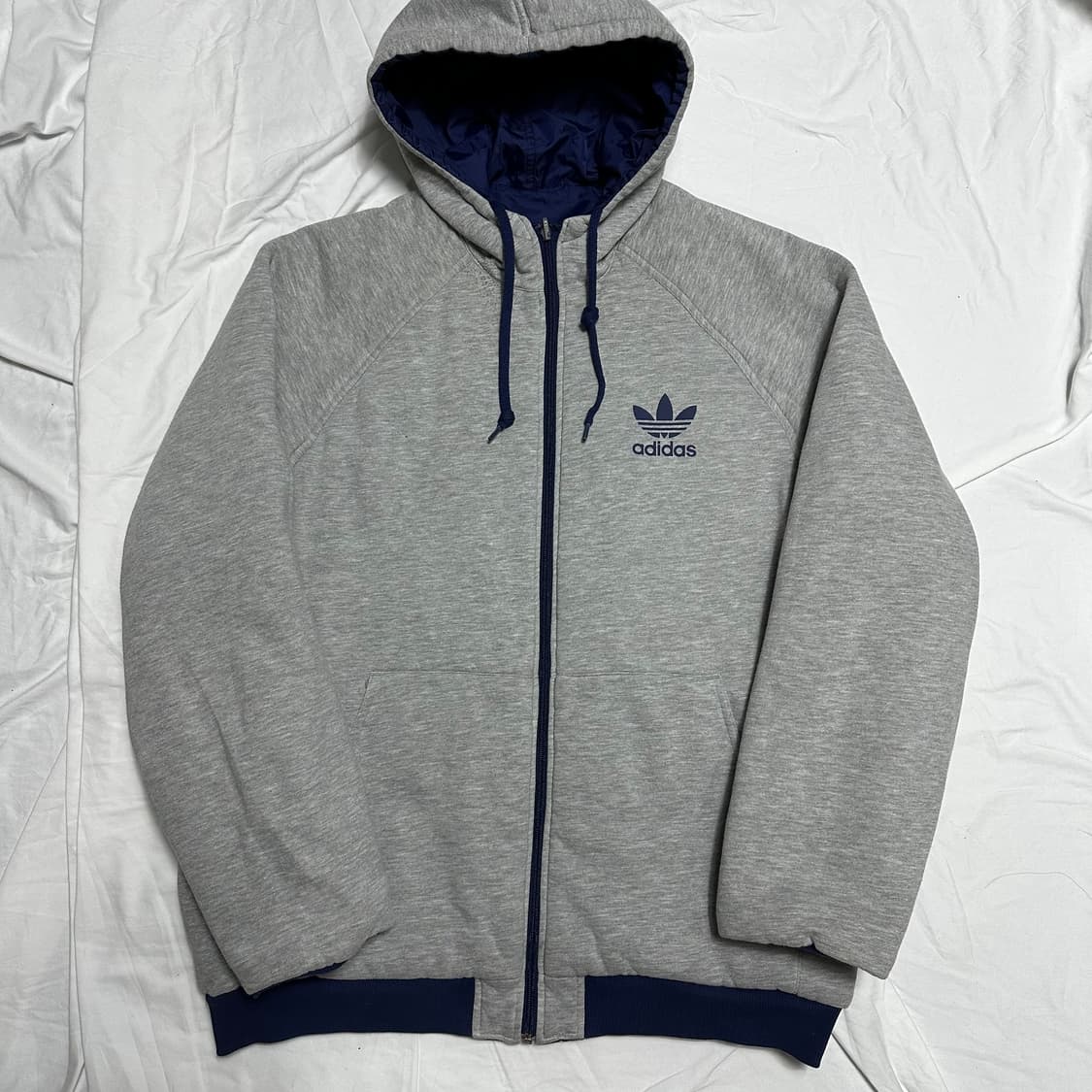 XL 아디다스 불꽃 리버시블 후드점퍼 상품이미지4