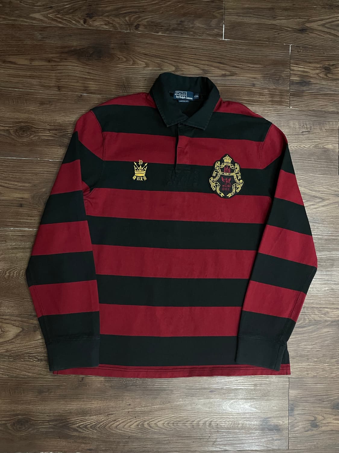 폴로 랄프로렌 자수 크레스트 로고 럭비티 상품이미지1