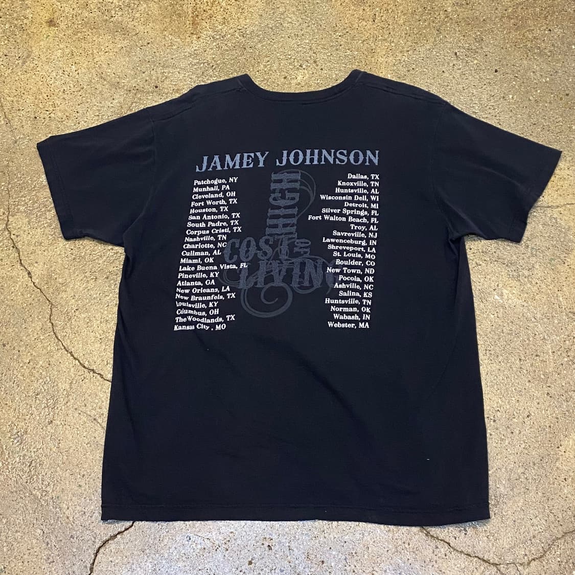 미국 빈티지 제이미 존슨 JAMEY JOHNSON 투어티 락티셔츠 반팔티 상품이미지4