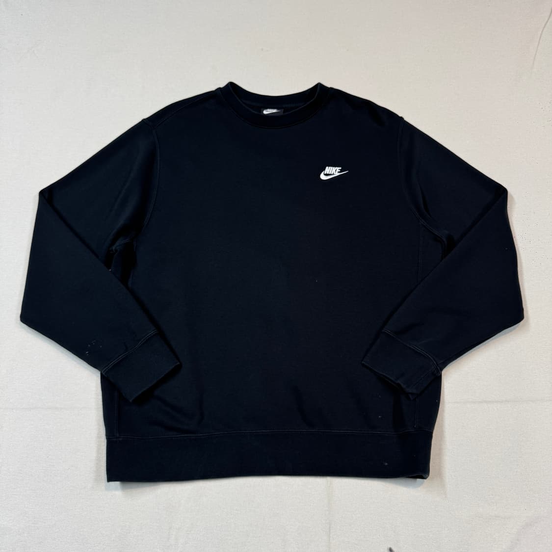 XL) 나이키 스우시 맨투맨 블랙 상품이미지1