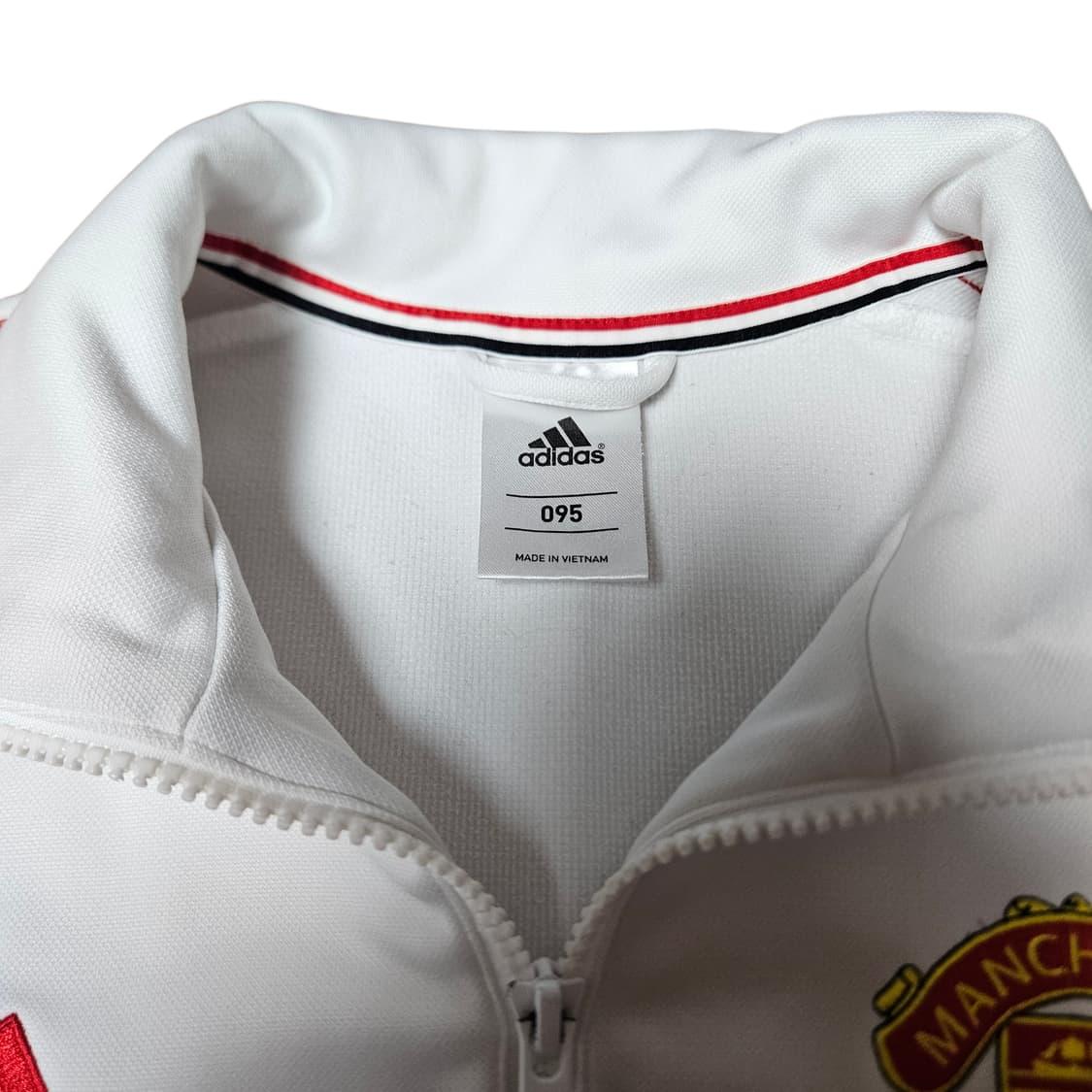 아디다스 맨유 트랙 자켓 화이트 (M) 상품이미지3