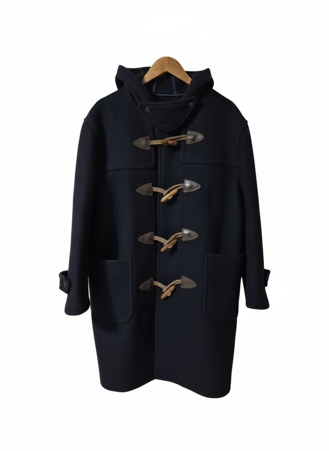 (L) van jac 반작 더플 코트 네이비 상품이미지1