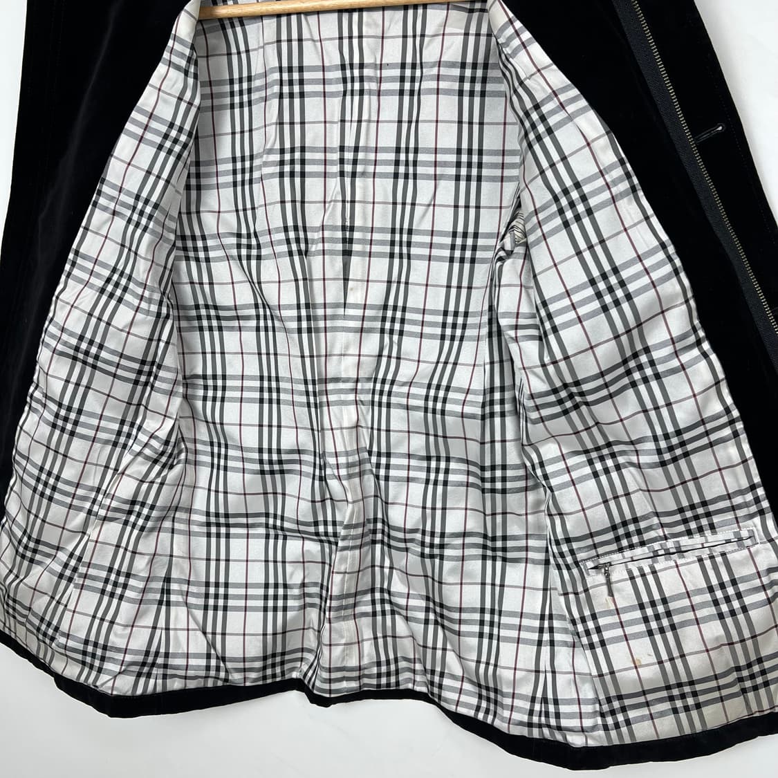 Burberry 버버리 블랙라벨 벨벳 M65 자켓 상품이미지4