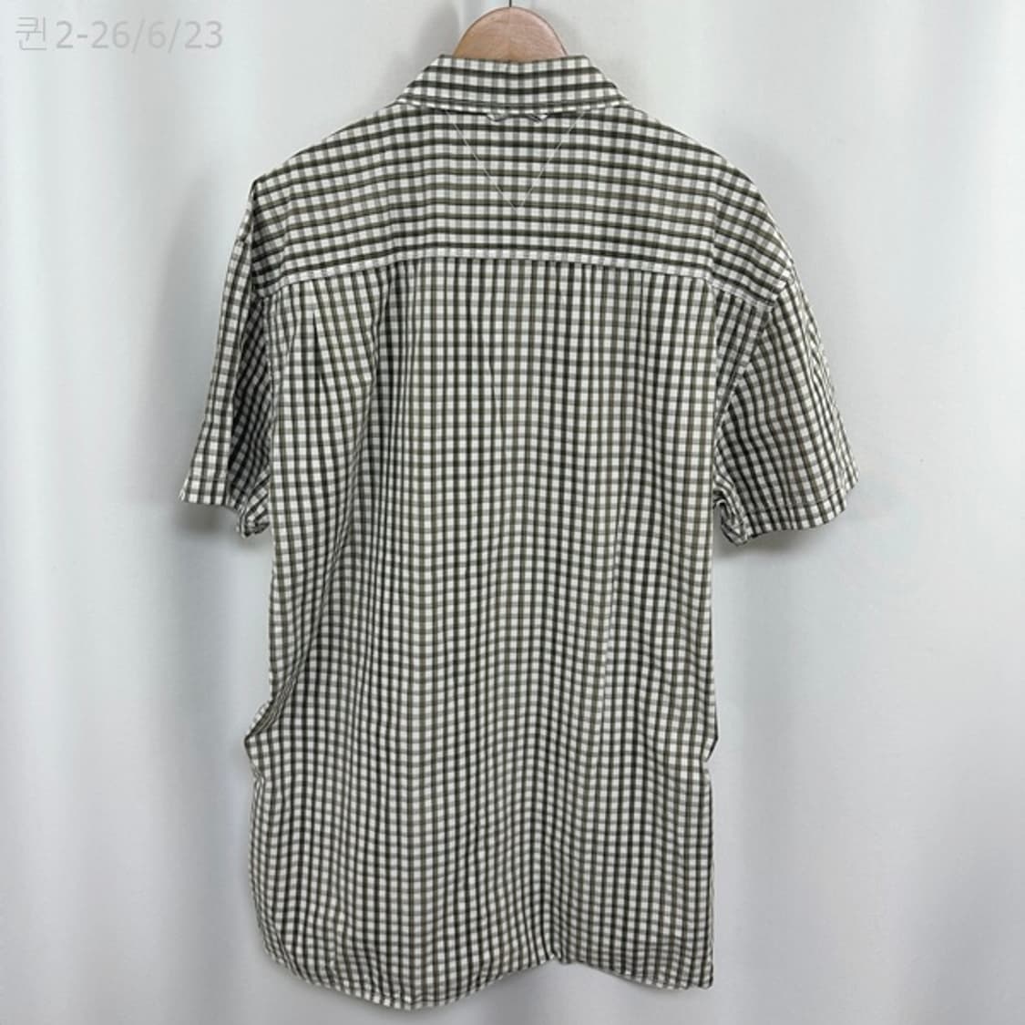 타미힐피거 남자 면100% 반팔 셔츠 남방 빅사이즈 XXL 상품이미지7