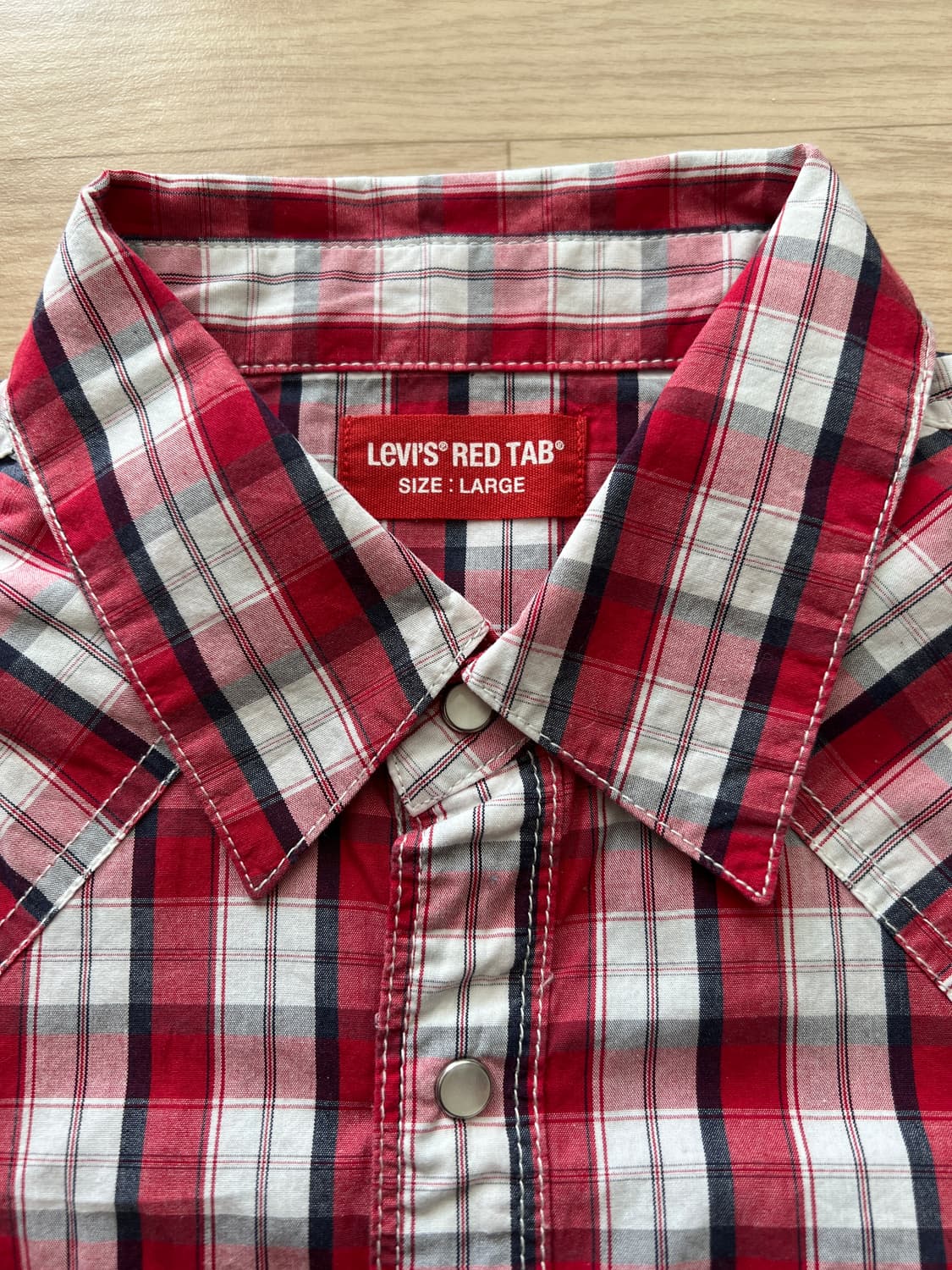 Levis 리바이스 레드탭 체크 셔츠 상품이미지2