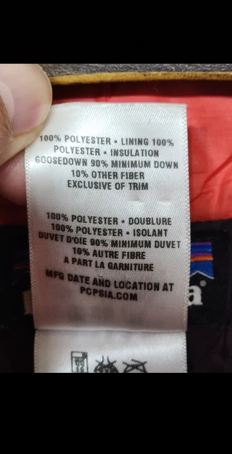 (XL) 파타고니아 거위털 패딩점퍼 주황 구스다운 자켓  상품이미지5