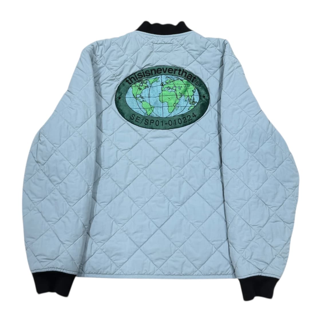 디스이즈네버댓 퀄티드 퀄팅 자켓 스카이 블루 M 상품이미지2
