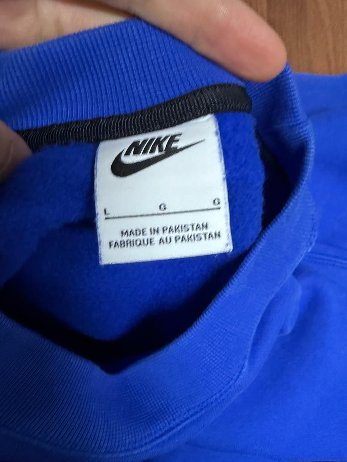 나이키 x 스투시 맨투맨 워시드 크루넥 게임로얄 상품이미지3