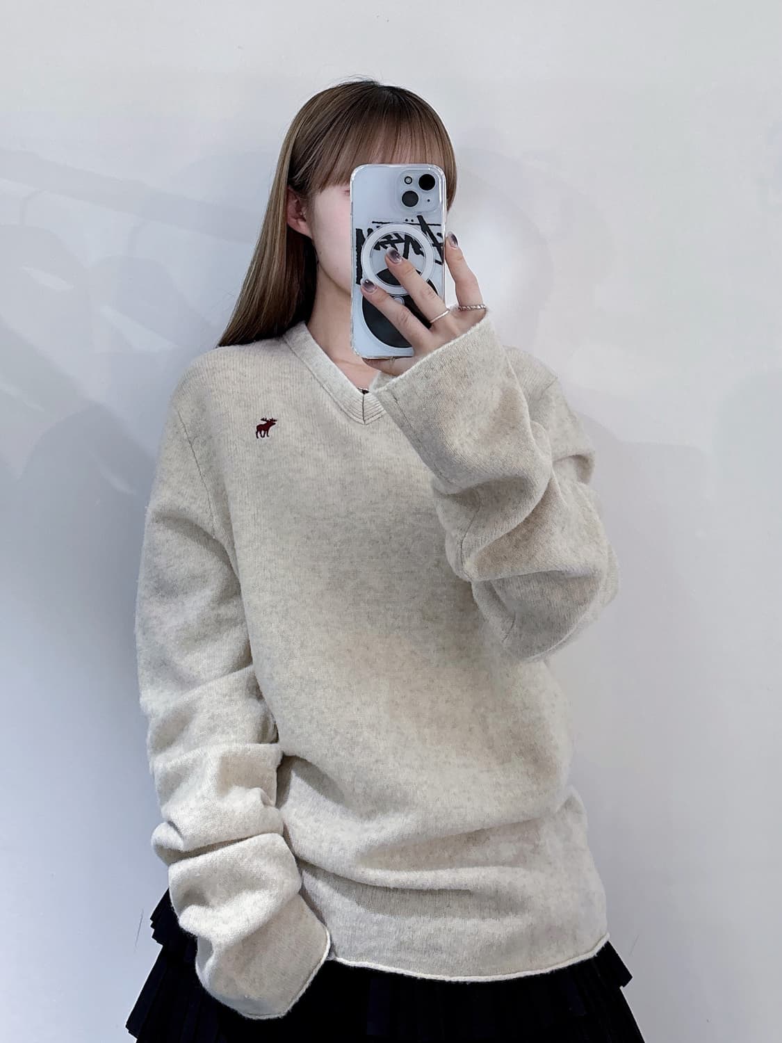 아베크롬비 브이넥 니트 상품이미지1