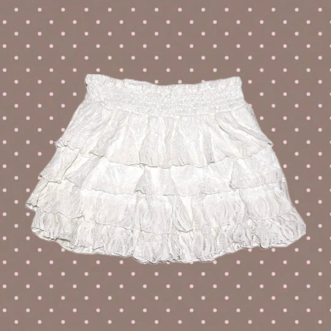 화이트 레이스 캉캉 큐롯 갸루 로걀 히메갸루 달천깔 페어리 상품이미지1