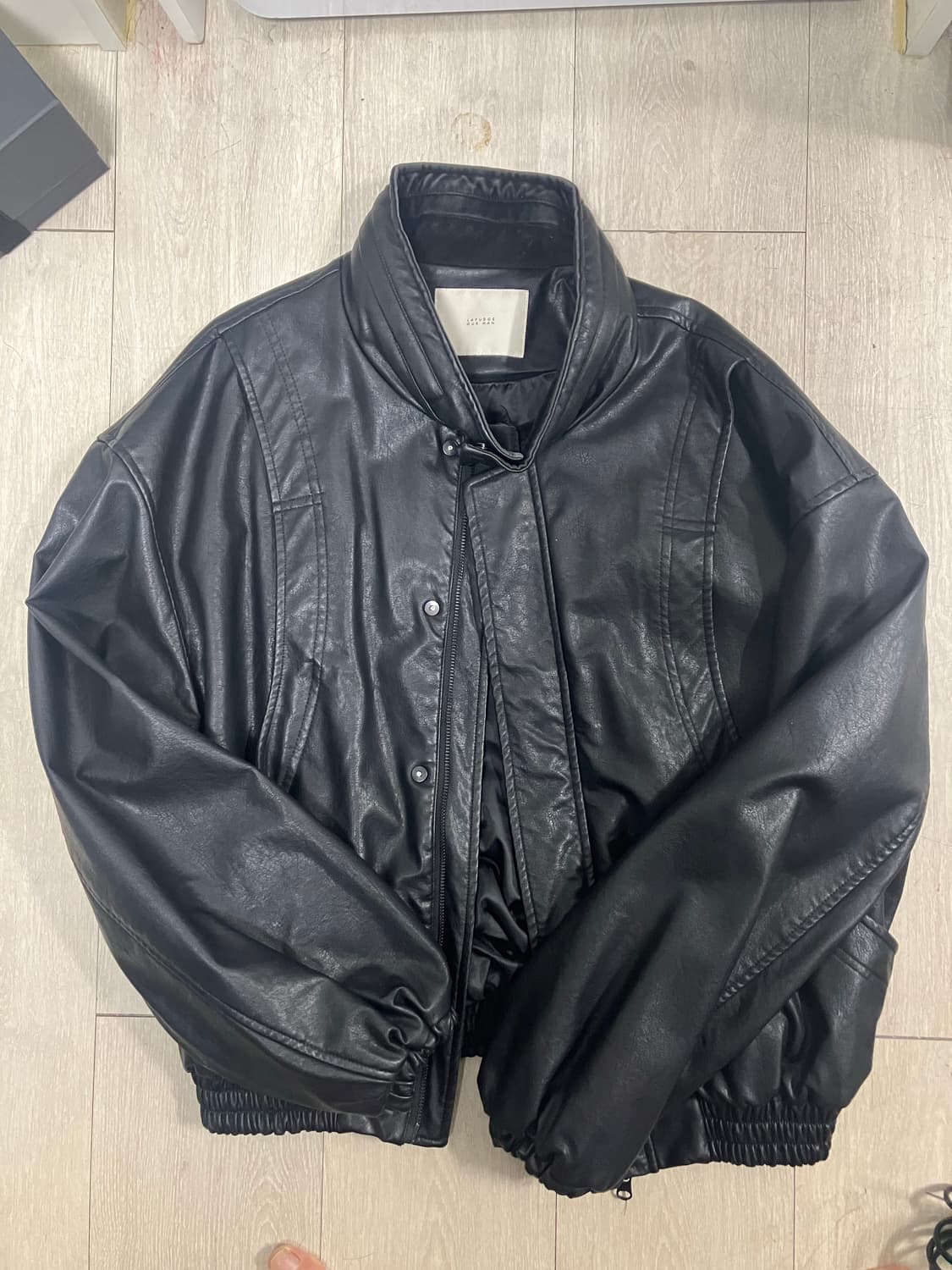 라퍼지스토어 레더 점퍼 L (후드연출가능) 상품이미지1