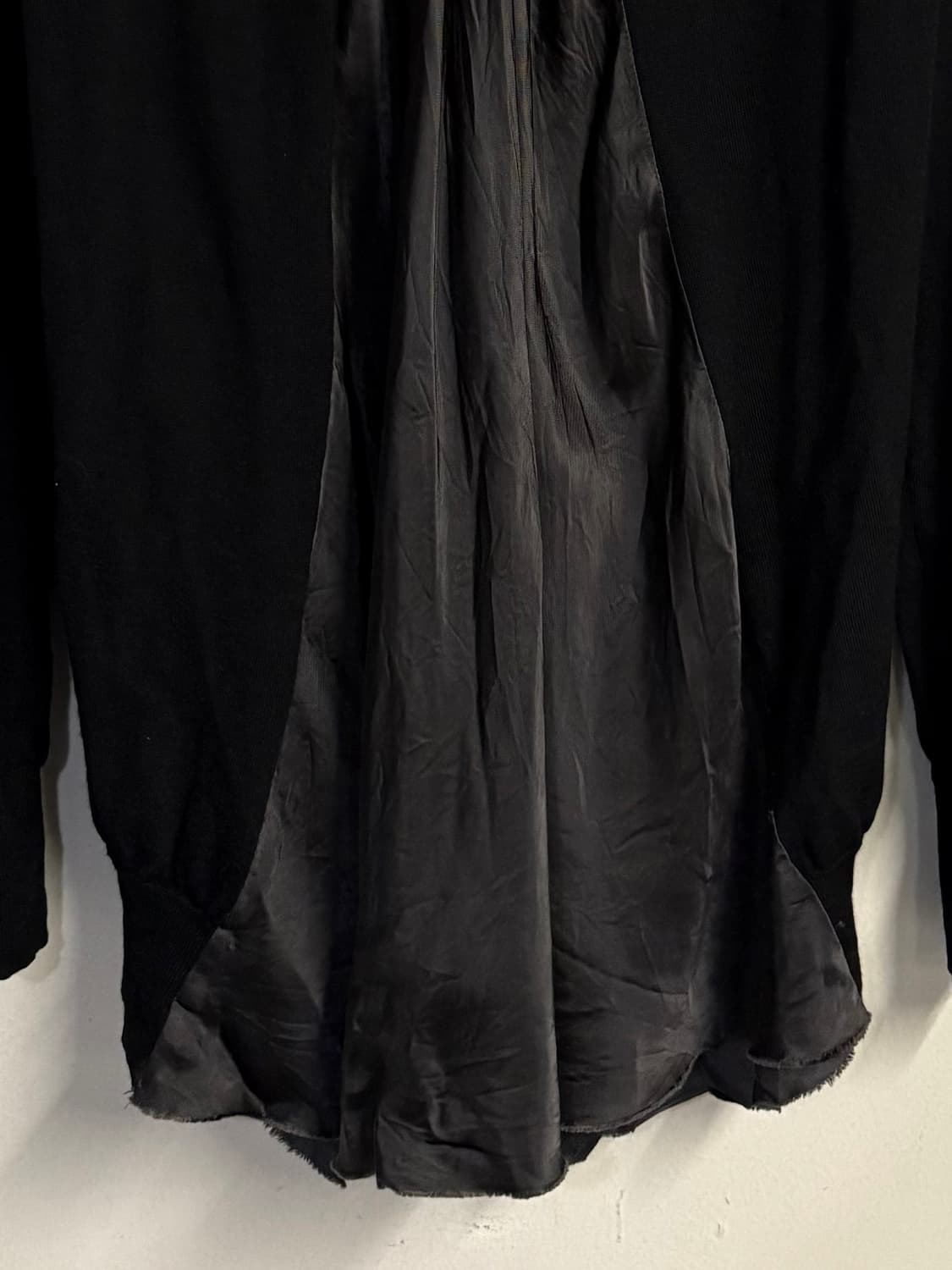 SACAI LUCK back pleats cardigan black 1  상품이미지7