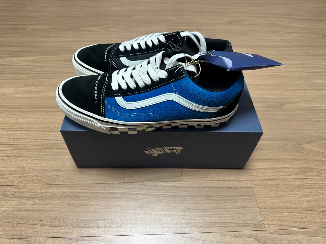 285 반스 미타 스니커즈 프리미엄 올드스쿨 고어텍스 블랙 블루 상품이미지7