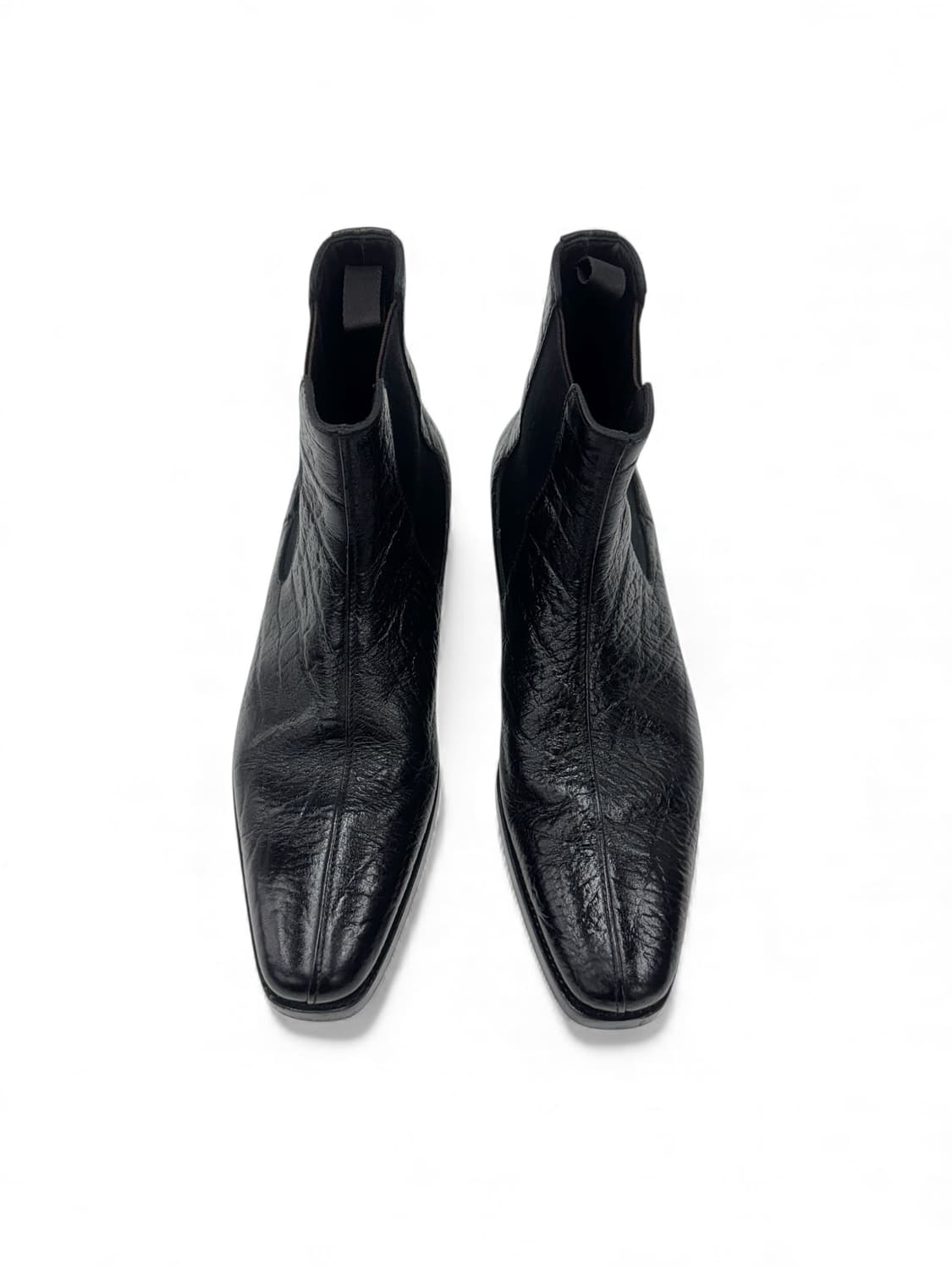 00s Prada Square Toe Boots 상품이미지3